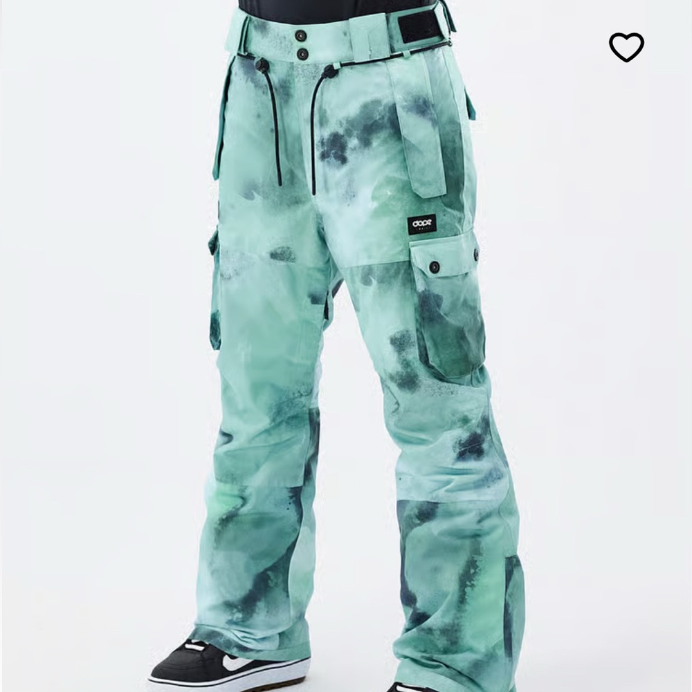 DOPE Iconic W Snowboard Pants Women Liquid Green NEW